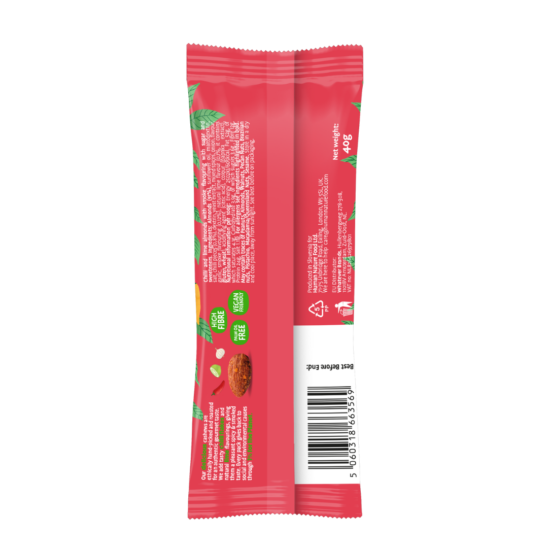 Human Nature Chilli & Lime Almonds 40g - COMING SOON