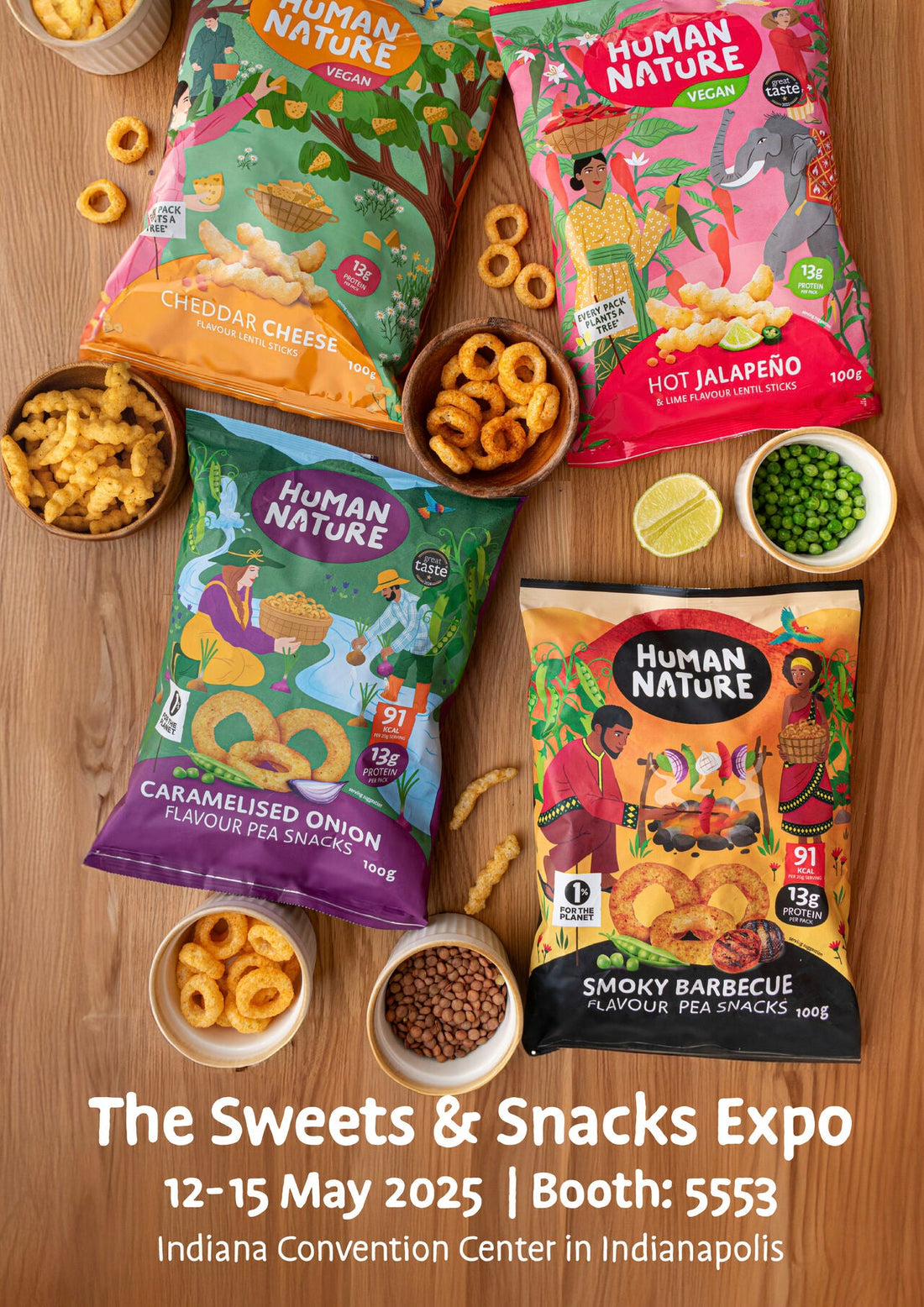 Human Nature to Showcase at the Snacks and Sweets Expo