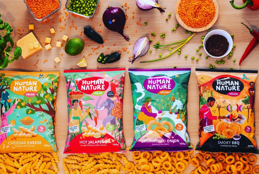 Sustainable Snacking: Human Nature Showcases at the Vegetarian Society Stand at Plant Based World Expo